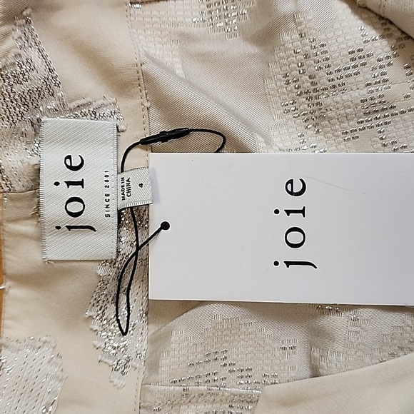 JOIE Floral Brocade Belted Cargo Crop Pants - Picture 10 of 10